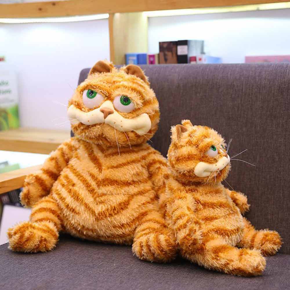 Cartoon Garfield Plush Toy Fat Cat Soft Stuffed Animal Teddy Pillow Doll 12/18''