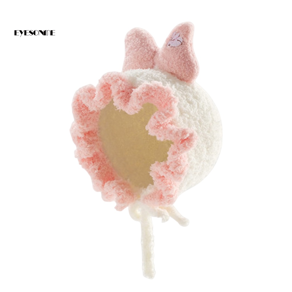 Nón beanie Màu Trơn Trang Trí Tai Thỏ Bông Hoạt Hình Bảo Vệ Tai Cho Bé Vào Mùa Đông