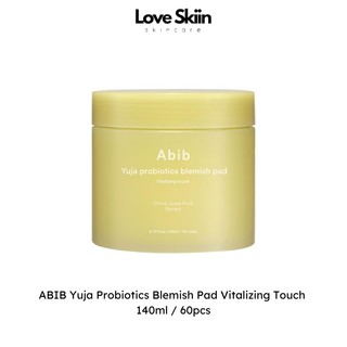 Toner pad ABIB Yuja Probiotics Blemish Pad Vitalizing Touch 140ml 60Pcs
