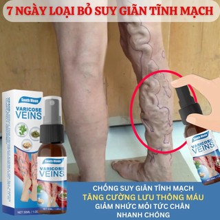Xit suy giãn tĩnh mạch 30ml giúp giảm đau mỏi tê phù chuột rút do suy giãn tĩnh mạch thúc đẩy tuần hoàn máu