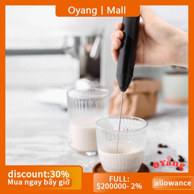 Máy Đánh Sữa Tạo Bọt Cà Phê mini Cầm Tay Chạy Bằng Pin