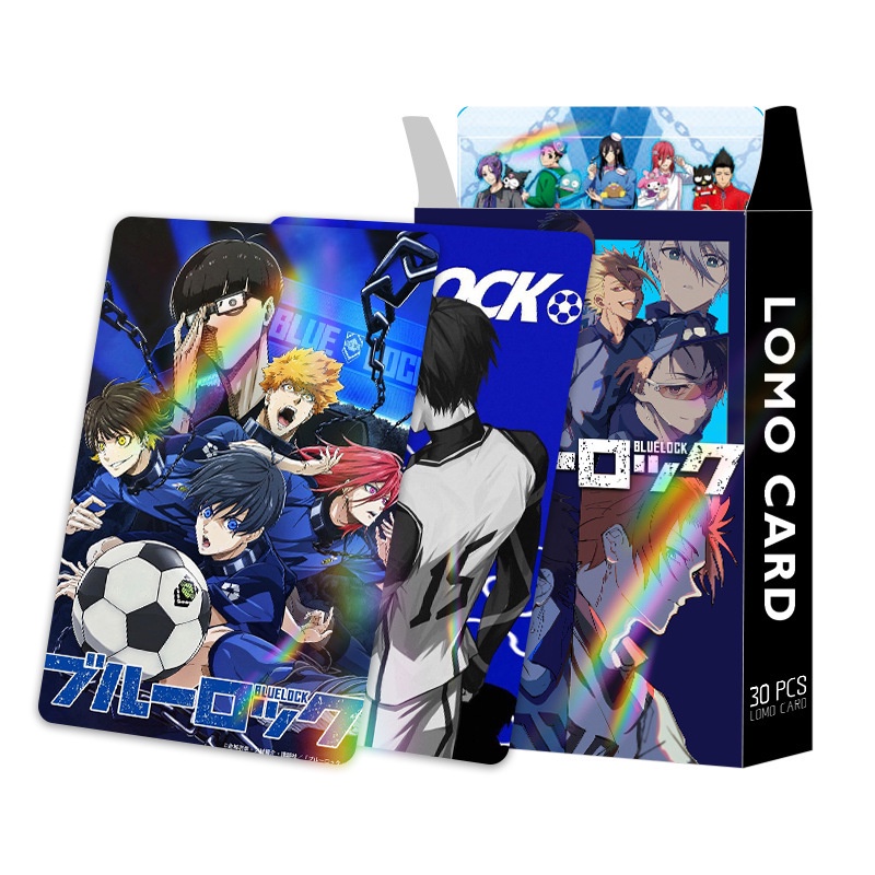 BLUE LOCK Laser Flash Lomo Card Isagi Yoichi Color Printing Collectible Photocard
