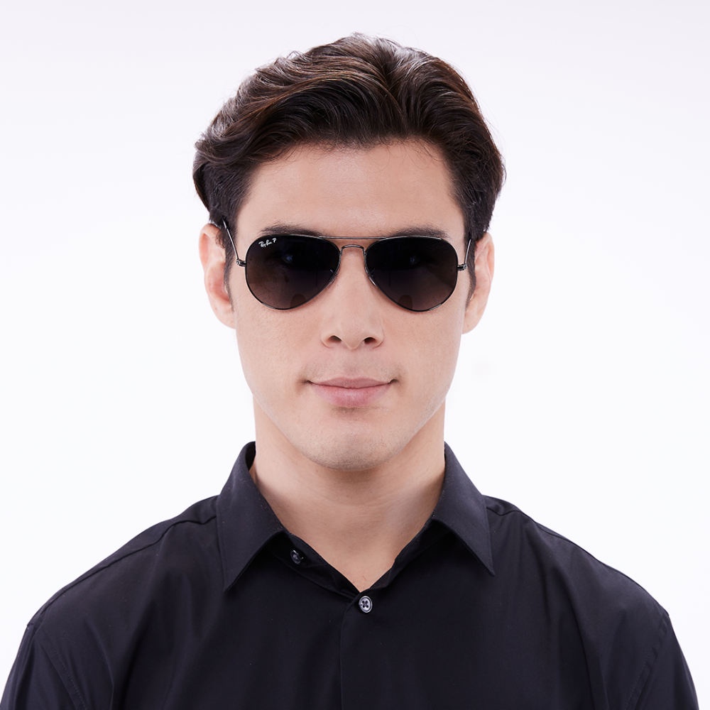 Xooes668 Ray-Ban Aviator Kính râm phân cực kim loại lớn - 0RB3025 004 / 78