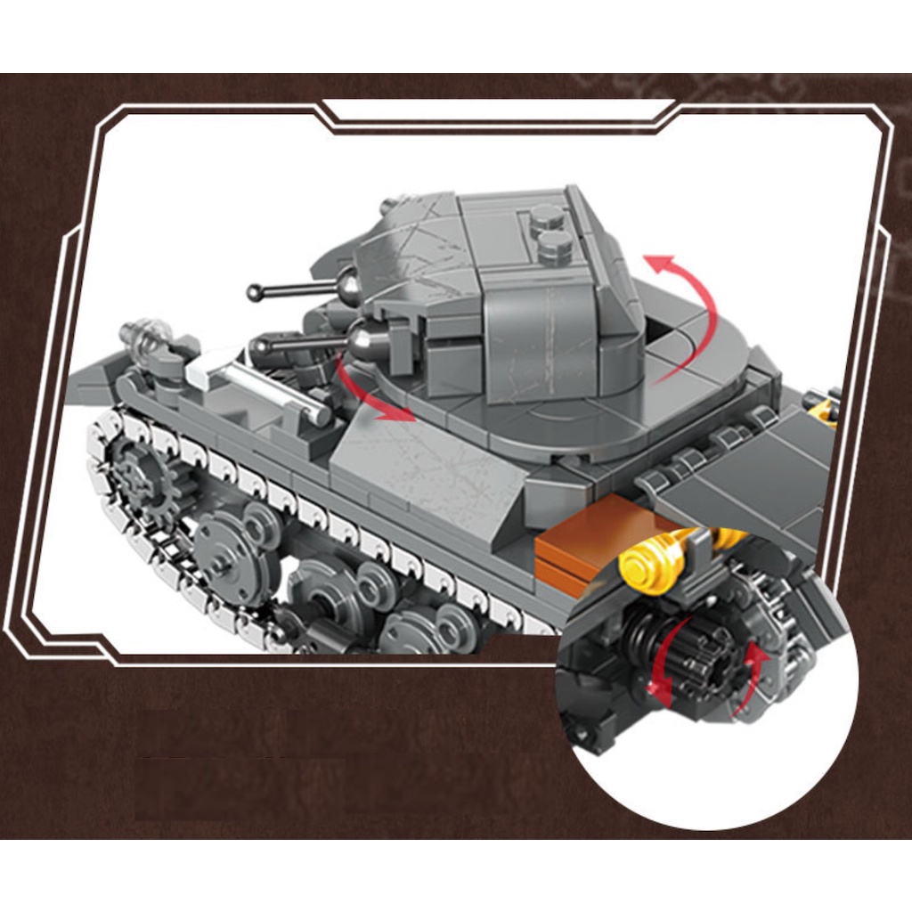 461 Mô Hình Xe Tăng moc panzer Pkpfw i Sdhfz 101 Tự Lắp Ráp Tỉ Lệ 1: 35