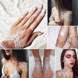 1 tấm hình xăm dán tạm thời chống nước hình henna