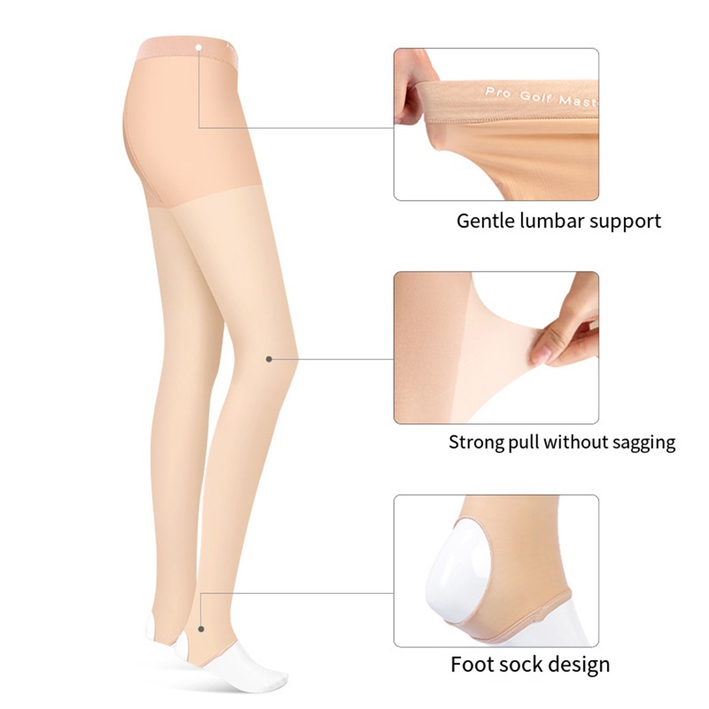 Pgm Quần Tất Lụa Chống Nắng Không Đường May Mặc Đi Chơi golf Mùa Hè Thu Cho Nữ