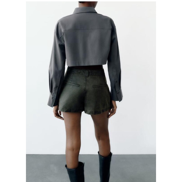 Áo Khoác Gió Hiệu zara Dáng Ngắn Thời Trang Mùa Hè Trẻ Trung 3067032 8738527