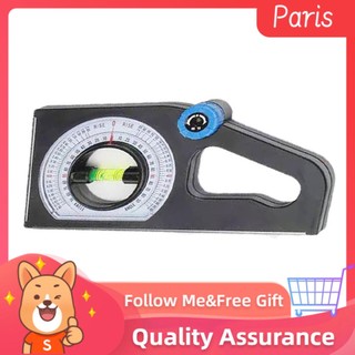 Superparis Thước đo độ dốc Máy đo độ nghiêng cầm tay Máy đo độ nghiêng Mặt số lớn với bong bóng ngang để sử dụng trong gia đình