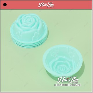 Khuôn silicon Hoa Hồng 7cm làm bánh rau câu 3D 4D bánh da lợn