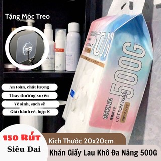 Túi Khăn Rút Lau Đa Năng GEN.LIN 500G Bịch 150 Tờ FACE MASK. STORE