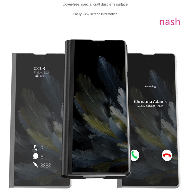 Vỏ Bao Da Điện Thoại Chống Sốc Chống Dấu Vân Tay Thân Thiện Với Da Dành Cho oppo find n3 oneplus Ốp