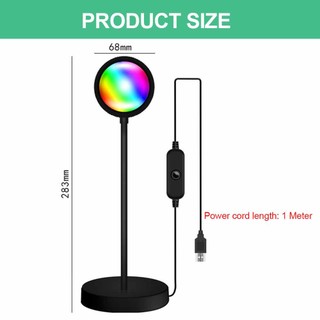 USB Colours Sunset Light Projection Romantic Sunset Lamp Led Night Light