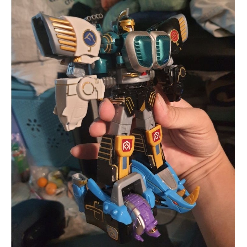 Mô hình đồ chơi siêu nhân gao Gaoranger SMP Bandai. gao Muscle.Tặng ô tô