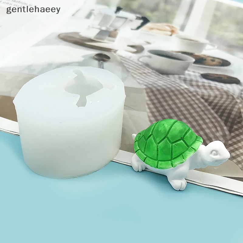 Khuôn Silicon Làm Bánh / Sô Cô La / Đá Viên Hình Chú Rùa 3d Dễ Thương diy