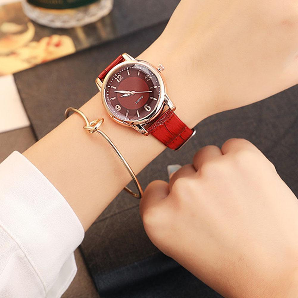 1 Đồng Hồ quartz Kim Loại Hai Màu Sáng Tạo g3t7