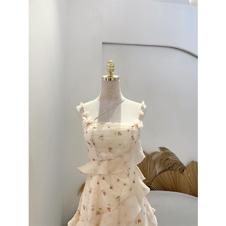 TIELA Đầm váy hoa nhún bèo-Belinda Dress