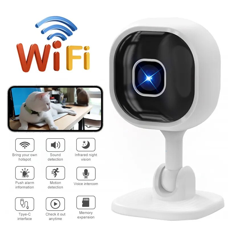 Camera wifi Không Dây a4 ip cam 32gb 360 4k 1080p Tầm Nhìn Ban Đêm Cho xiaomi