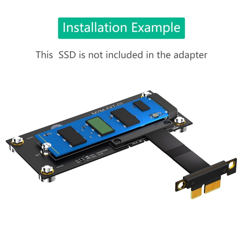Dây Cáp Nối Dài Tốc Độ kiki m 2 ngff nvme ssd Sang pcie 1x Cho Máy Tính