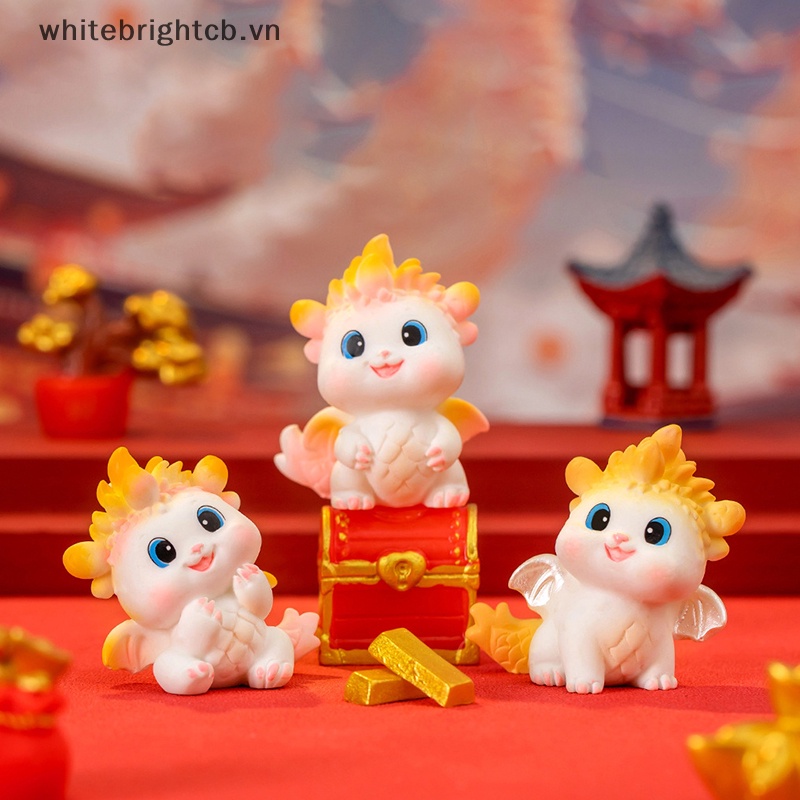 / / Cny Trang Trí / / 1 Mô Hình Rồng Hoạt Hình Đáng Yêu Bằng Nhựa resin Nhỏ Xinh Trang Trí Tiểu Cảnh