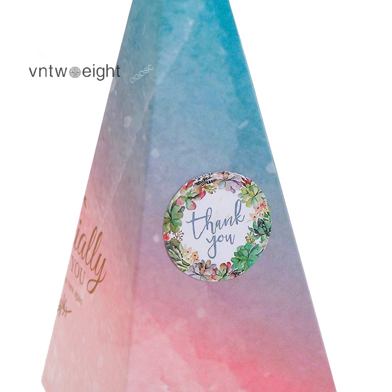 500 Nhãn Dán thank you sujian333 Cho Tiệc Cưới