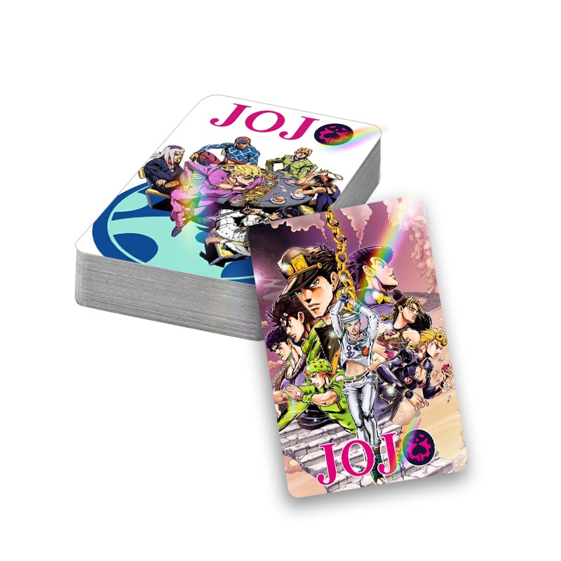 JOJO JoJo's Bizarre Adventure Laser Flash Lomo Card Photocard