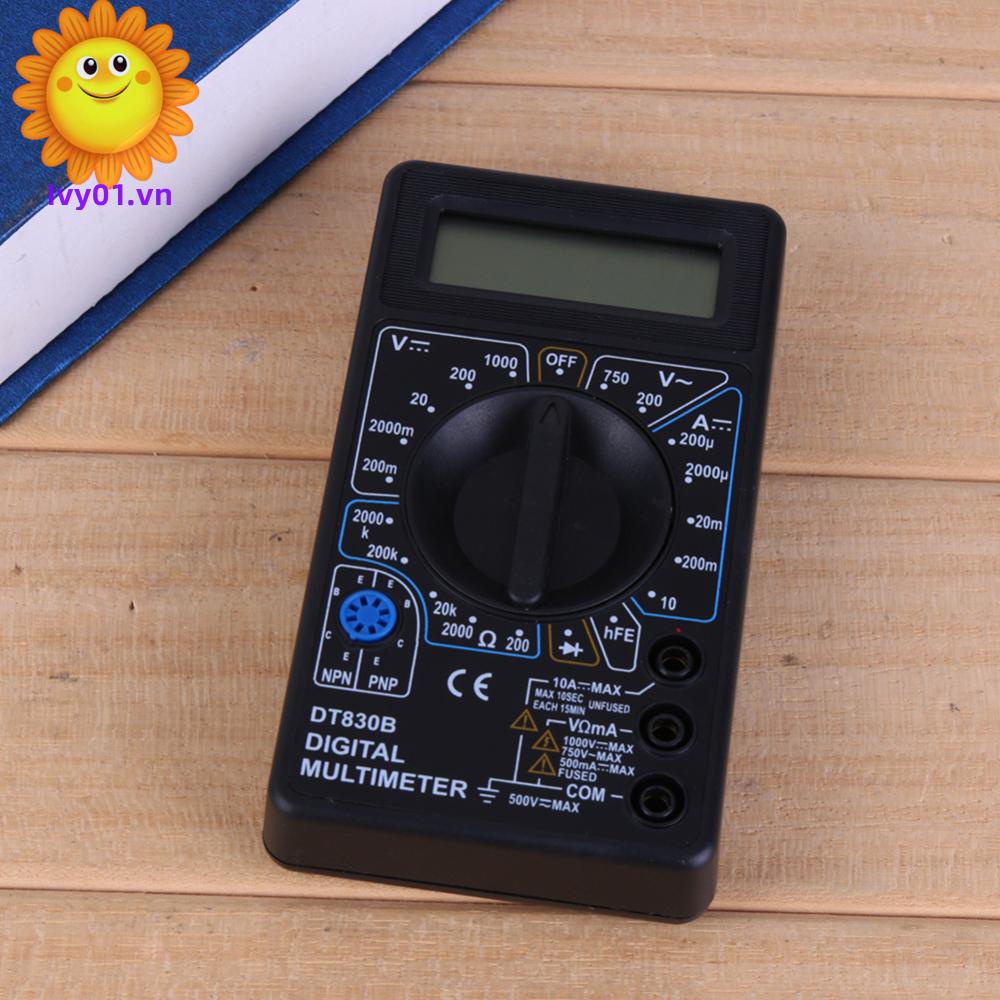 Đồng Hồ Đo Điện Dung dt-830b Màn Hình lcd Đa Năng Cho Thiết Bị Điện Tử