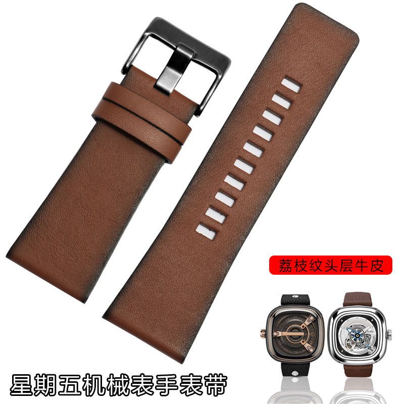 Dây Đeo Bằng Da Thật Cho Đồng Hồ Thông Minh q3 p1 m2 s2 t2
