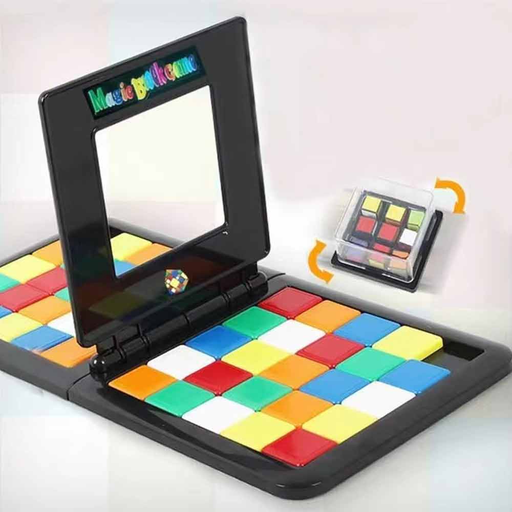 Two person battle mobile puzzle puzzle Rubik's Cube game 2-person challenge family game