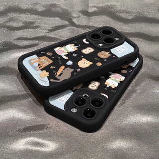 Ốp Điện Thoại Mềm Chống Rơi Hình Cún / Mèo Cho iphone11 1213 pro max x xr xs max se 7 plus 8 plus 14 15pro