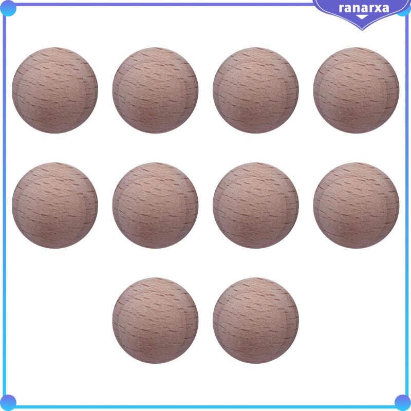 Set 10 Hạt Gỗ Tròn 1.8cm Làm Trang Sức