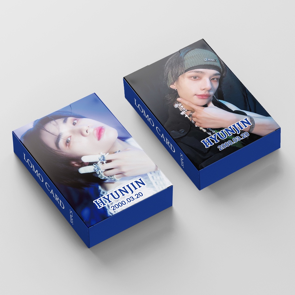 Bộ 55 Thẻ Hình lomo Nhóm Nhạc kpop stray kids