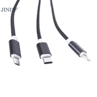 Cáp Sạc 3 Trong 1 type c micro usb Cho iphone android