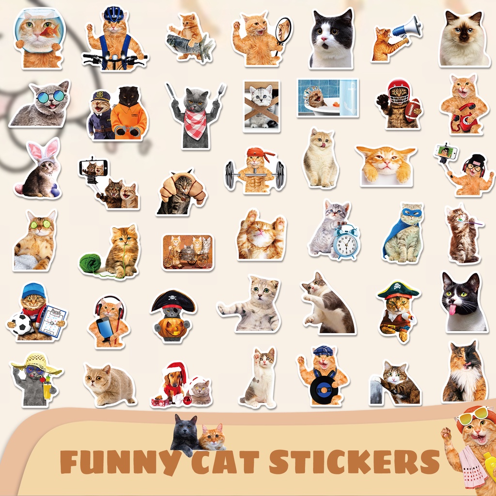 Bộ 300 / 200 / 100 / 50 Miếng Dán Chống Thấm Nước Họa Tiết graffiti Dễ Thương Trang Trí Nón Bảo Hiểm