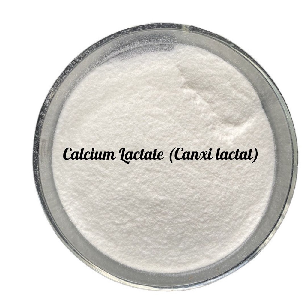 100g bột Calcium Lactate (Canxi lactat) cấp thực phẩm 99%
