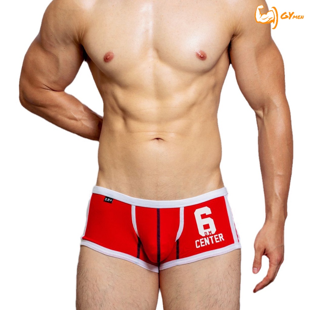 Quần Lót boxer cotton Lưng Thấp In Chữ Thời Trang Cho Nam
