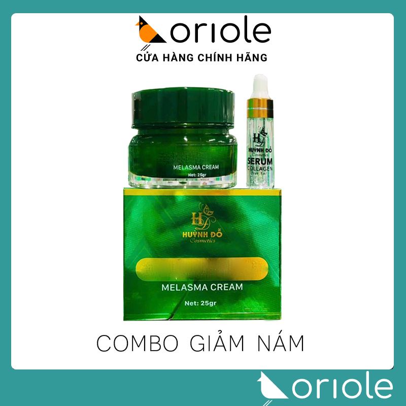 Combo Kem Face Serum Nám Melasma Cream Huỳnh Đỗ Cosmetics Chính hãng 25g