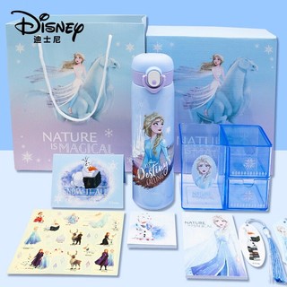 Disney Bộ Sổ Tay Hình Dán Bình Nước In Hình frozen Dùng Làm Quà Tặng Cho Học Sinh