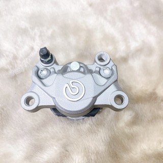 Heo Rembo Bilet 2pis đối xứng logo phay nổi_heo Rembo xám sẵn bố thắng lắp trước sau mọi dòng xe