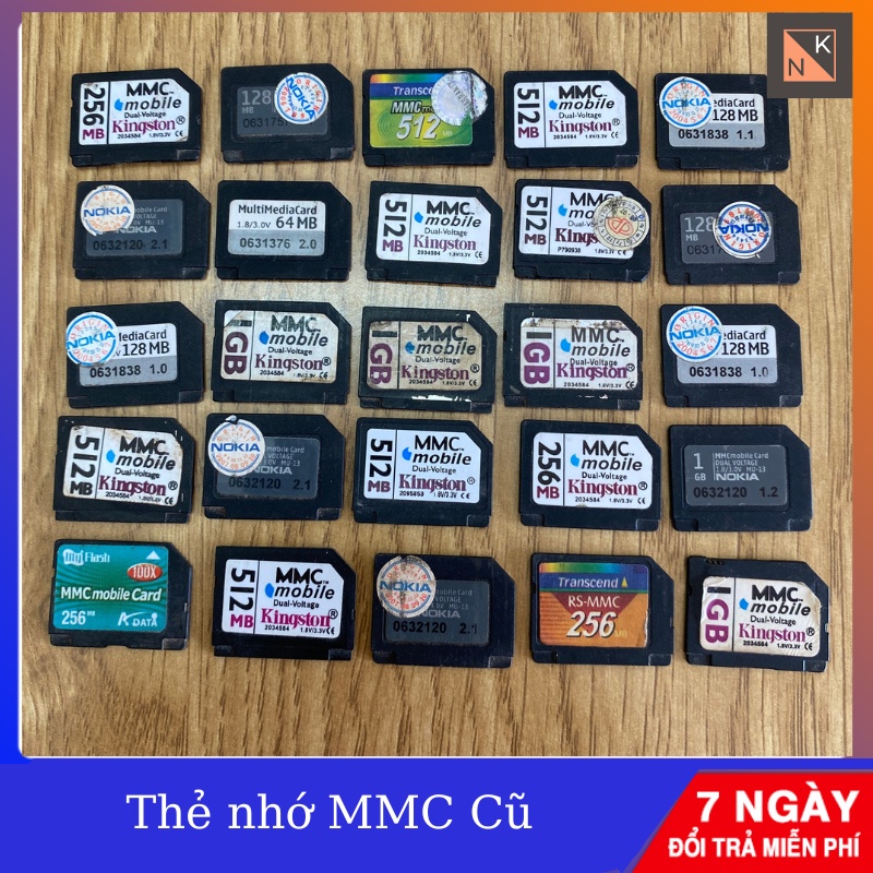 Thẻ Nhớ MMC Cũ dành cho điện thoại N70 / N72 / 7610 / 6600 / 6230i / 6680 / 6630