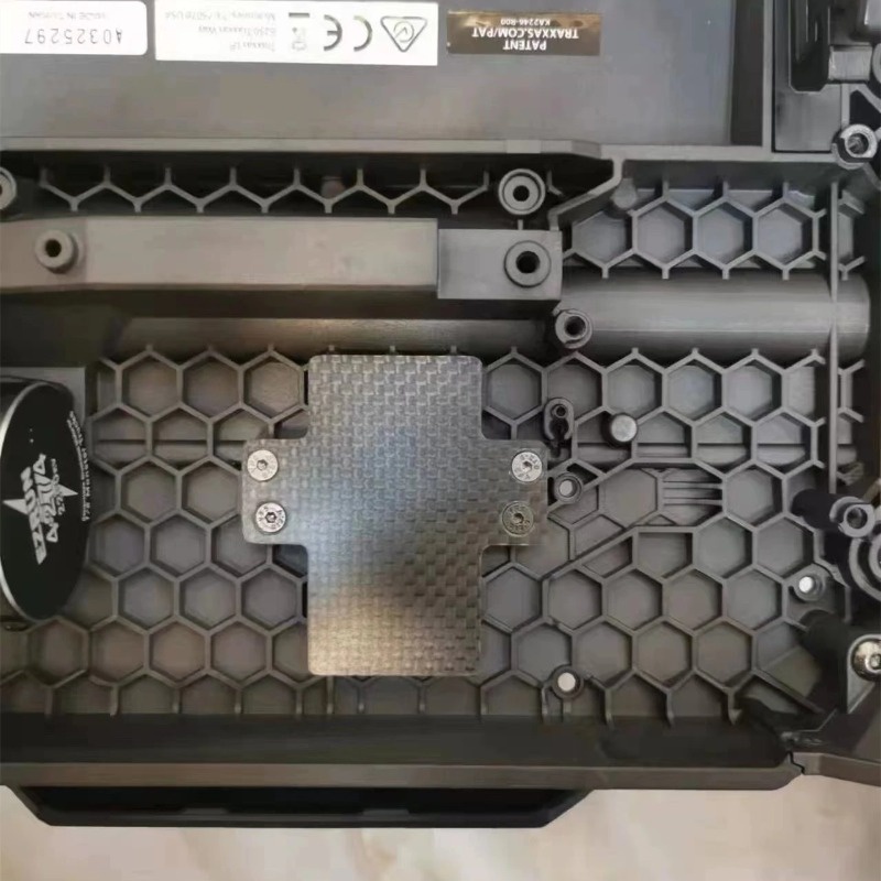 Tấm gắn ESC sợi Carbon cho 1 / 10 Trxs Maxx V1 V2 & Maxx rộng để không phá hủy Cài đặt Hobbywing max