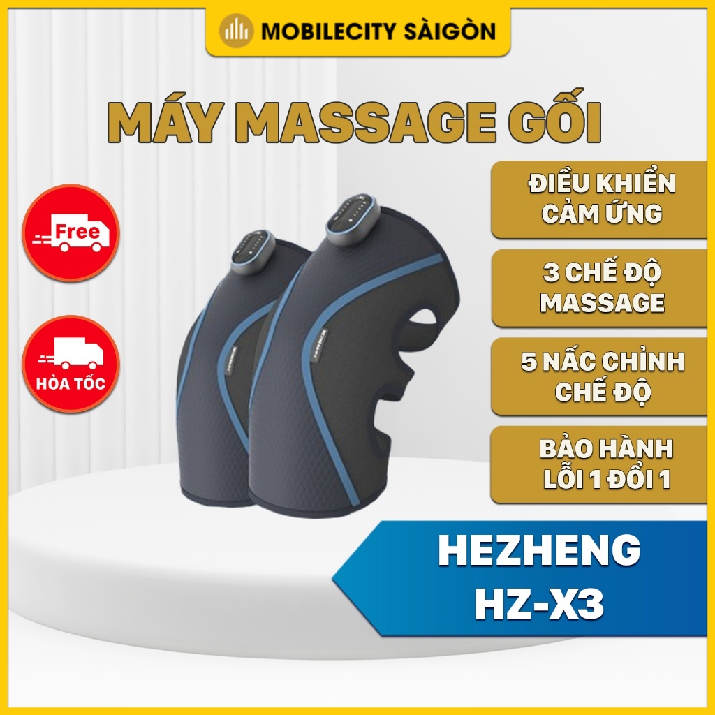 Máy Massage Đầu Gối, Khuỷu Tay Hezheng HZ-X3 - Gồm 3 Chế Độ Massage - 5 Nấc Điều Chỉnh Nhiệt Độ