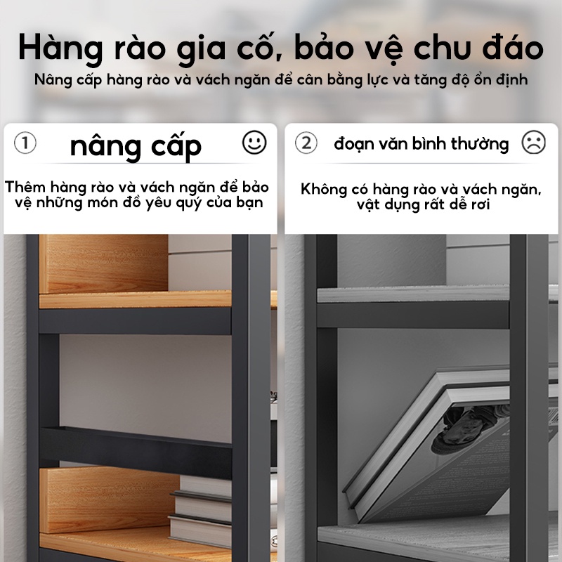 kệ sách đa năng Kệ trưng bày cửa hàng shop mỹ phẩm Kho sào kệ cho shop sắt + tấm ván | BigBuy360 - bigbuy360.vn