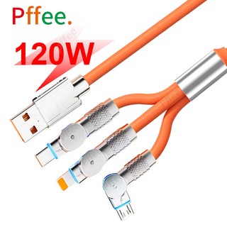 Giày Thể Thao pffee 180° Thời Trang Năng Động° Dây Cáp Sạc Nhanh usb c 3 Trong 1 120w 6a