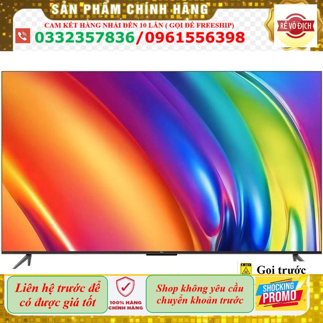 LH- Google Tivi TCL 65P745 4K 65 Inch