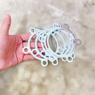 Thớt Chêm đĩa thắng sau cho EX150/155_Thớt CNC nhôm 7075 màu bóng sáng dùng chêm đĩa để gắn heo đồ chơi__