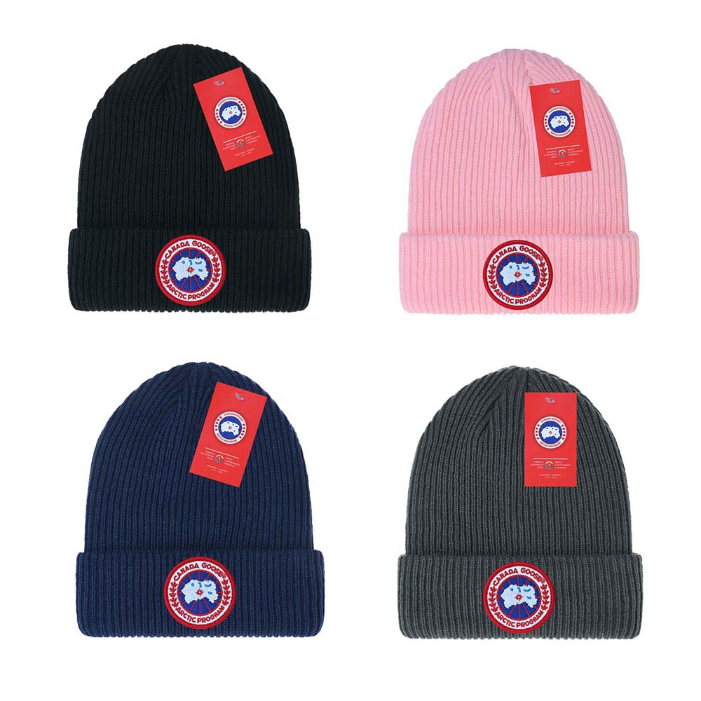 Canada Goose Logo Wool Beanie
