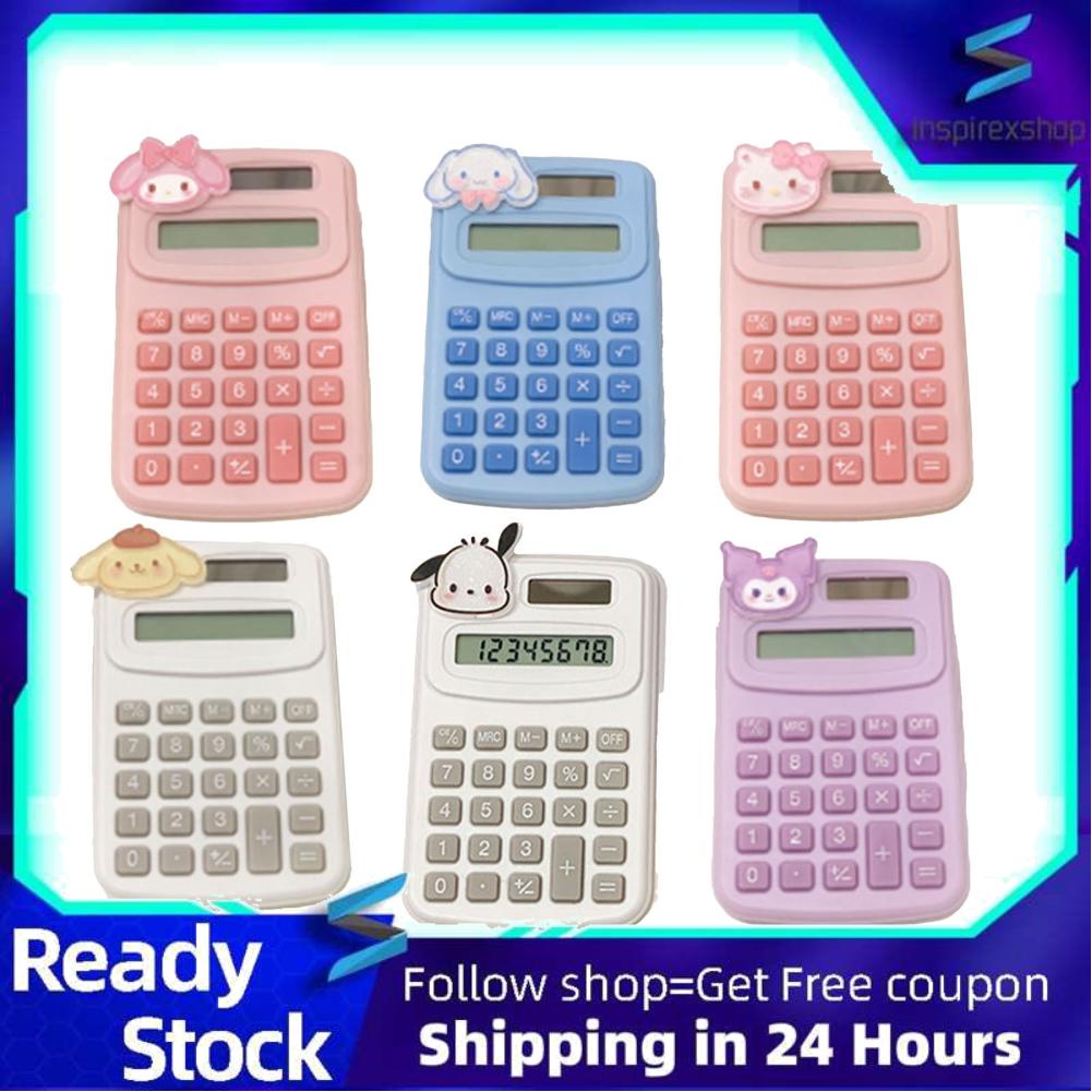 Inspirexshop Cartoon Calculator  Pocket Comfortable Grip Cute for Home School