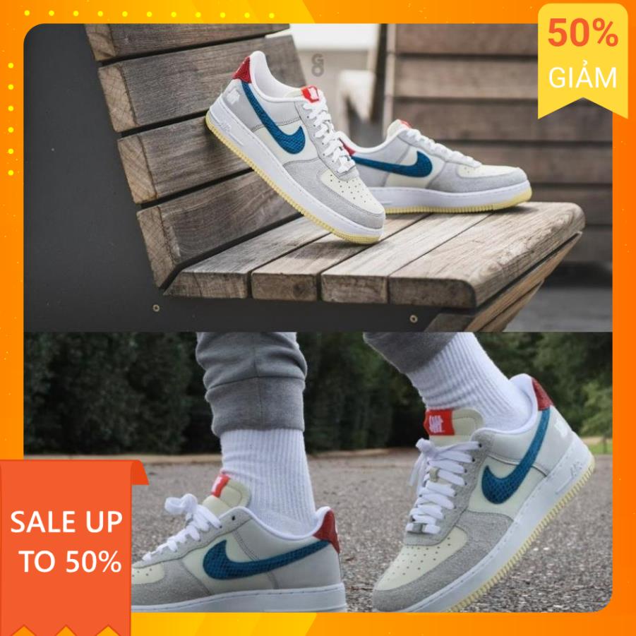 Giày thể thao AF1 SP xám vệt xanh durk low thiết kế kiểu mới nam nữ hot hit 2023 hàng đẹp quảng châu