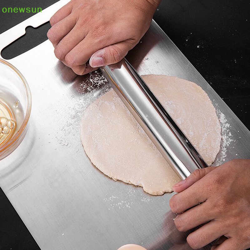 Cây Lăn Bột Làm Bánh pizza Bằng Thép Không Gỉ Mới