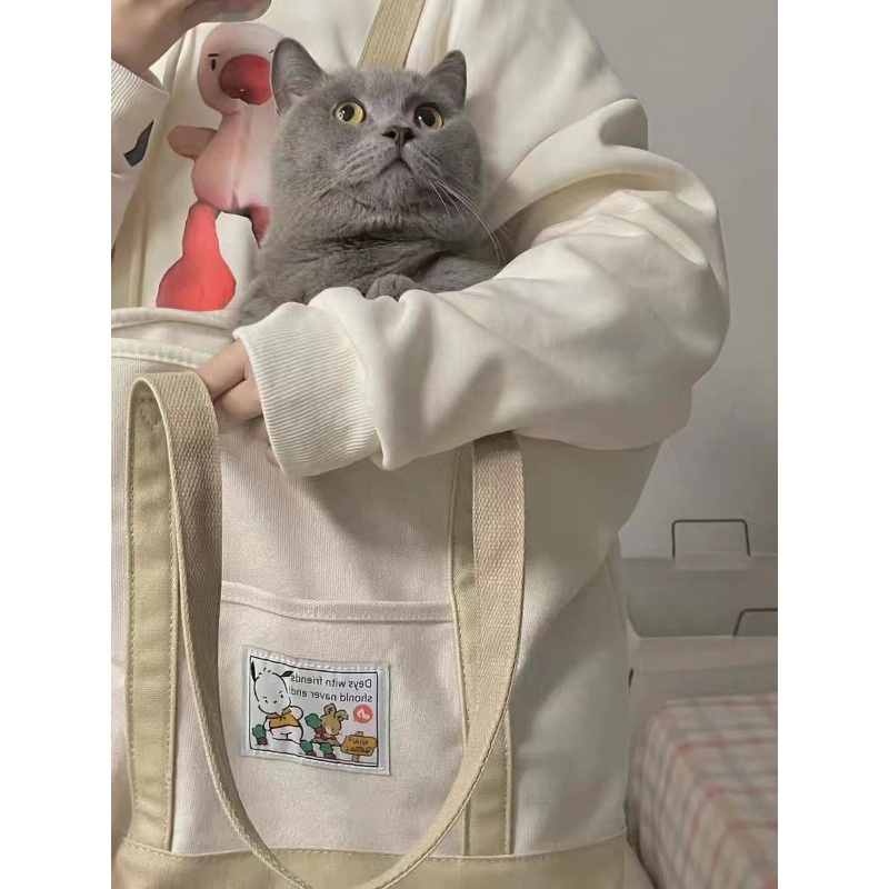 Túi Tote của mẹ mới, Túi xách đeo vai cho chó Pacha Túi vải nhỏ dành cho học sinh